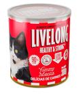 Alimento úmido Livelong para Gatos - Delícias de Carne 300g