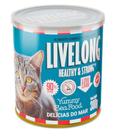 Alimento úmido Livelong para Gatos - Delícias do Mar 300g