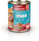 Alimento Úmido Max Cat Lata para Gatos Adultos-Carne e Frango - Total