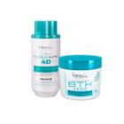 AlinhaHair 4D Real 300g + Máscara Vol Zero Forever Liss 250g