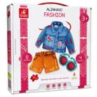 Alinhavo fashion com 8 peças - brincadeira de criança - 2174