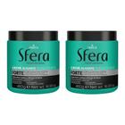 Alisante Para Cabelo Sfera 480g Forte - Kit C/ 2un