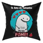 Almofada Avulsa Cheia Flork Meme Humor c/ Frases 45cm x 45cm com Refil