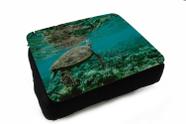 Almofada Bandeja para Notebook Laptop Praia Mar Oceano Peixe