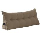 Almofada Cabeceira Ana Cama Casal 140cm Suede Capuccino Ms Decor