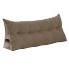 Almofada Cabeceira Ana Cama Solteiro 90cm Suede Capuccino Mz Decor