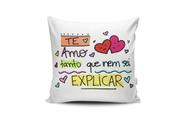 Almofada Cheia Decorativas Frases Comemorativas Dia dos Namorados - Te amo Tanto