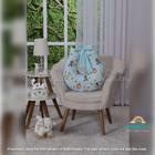 Almofada de Amamentação/Amamentar Estampada + Zíper Tecido Algodão.