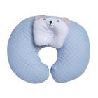 Almofada de Amamentação c/Travesseiro para Bebê Papi Friends 62 cm X 50cm Contém 02 Peças