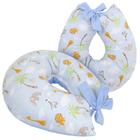 Almofada de Amamentação Para Bebê Recem Nascido Travesseiro Menino Menina 100% Algodão