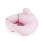 Almofada De Apoio Puff Para Bebe Sentar Rosa - Baby Pil