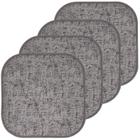 Almofada de Cadeira Sweet Home Collection - Memory Foam 40x40cm (Pacote com 4)