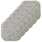 Almofada de Cadeira Sweet Home Collection - Memory Foam (6 Unidades) - 16x16cm