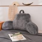 Almofada de leitura A Nice Night Faux Fur Bed Wedge para adultos