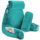 Almofada de leitura Clara Clark Memory Foam Back Support Teal