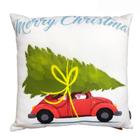 Almofada de Natal 45x45 Fusca Com Árvore 300-02 Decortextil