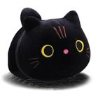 Almofada de pelúcia Cuecutie Black Cat 25cm/35cm de bicho de pelúcia