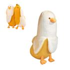 Almofada de pelúcia LAGETOYS Banana Duck 50 cm branca para crianças