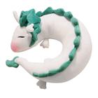 Almofada de pescoço AIHANCH White Dragon Plush Doll Toy Travel Kids