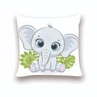 Almofada Decorativa 25x25 Personalizado Elefante