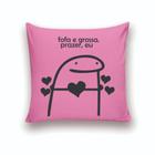 Almofada Decorativa 40x40 Personalizado Cheias Flork Fofa E Grossa