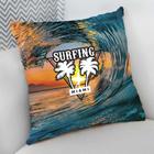 Almofada Decorativa Cheia c/ Zíper 25x25 Surf Surfista Praia