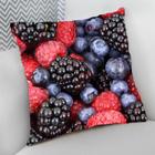 Almofada Decorativa Cheia c/ Zíper 40x40 Coleção Estampas Frutas