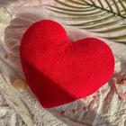 Almofada EastTree Heart Red Teddy Sherpa 38x45cm Dia dos Namorados