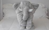 Almofada Elefante 80 cm Travesseiro bebê pelúcia bebe Antialérgico