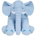 Almofada elefante azul gg 48cm buba