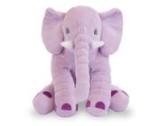 Almofada Elefante de Pelúcia 45cm Bebê Dormir Anti-alérgico