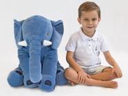 Almofada Elefante de Pelúcia Plush 60cm Anti-alérgico