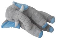 Almofada Elefante Para Bebe 90cm Travesseiro Gigante Pelúcia Antialérgico