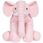Almofada elefante rosa gg 48cm buba