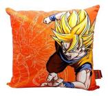 Almofada Fibra Veludo 40x40cm Dragon Ball Fist