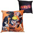 Almofada Fibra Veludo 40x40cm Equipe 7 Naruto - Zona Criativa