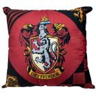 Almofada fibra veludo 40x40cm grifinoria harry potter