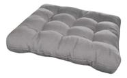 Almofada Futon Cadeiras Bancos Áreas 60x60 Cm Cinza Cód. 599