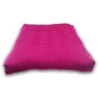 Almofada Futon Cadeiras Bancos Áreas 60X60 Cm Rosa Pink