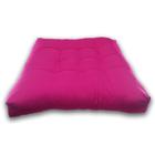 Almofada Futon Cadeiras Bancos Áreas 60x60 Rosa Pink Cód. 673 - De Coração Shop