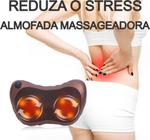 Almofada Massageadora Para Pescoço Pernas Costas Pés Bivolt