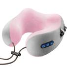 Almofada Massageadora Usb Rosa Relaxante