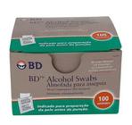 Almofada Para Assepsia Álcool Swabs BD Almofada c/100 unidades VAL: 31/07/2024