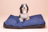 Almofada Para Cachorro Mabuu Pet - Nylon Azul - P