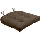 Almofada Para Cadeira Futton Solid 40x40cm - Marrom