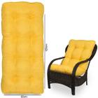 Almofada Para Cadeiras de Fibra Amarela