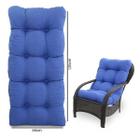 Almofada Para Cadeiras de Fibra Azul