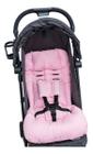 Almofada para carrinho - rosa bebê