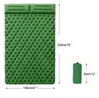 Almofada para dormir double camping (verde) - Wokex