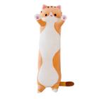 Almofada Pelúcia Gato Wokex - 50cm - Brinquedo de Pelúcia para Crianças e Adultos